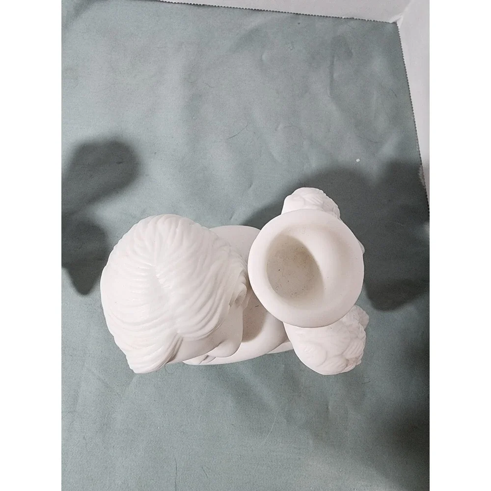 Sia Collection‎ Ceramic Sitting Angel Candle Holders